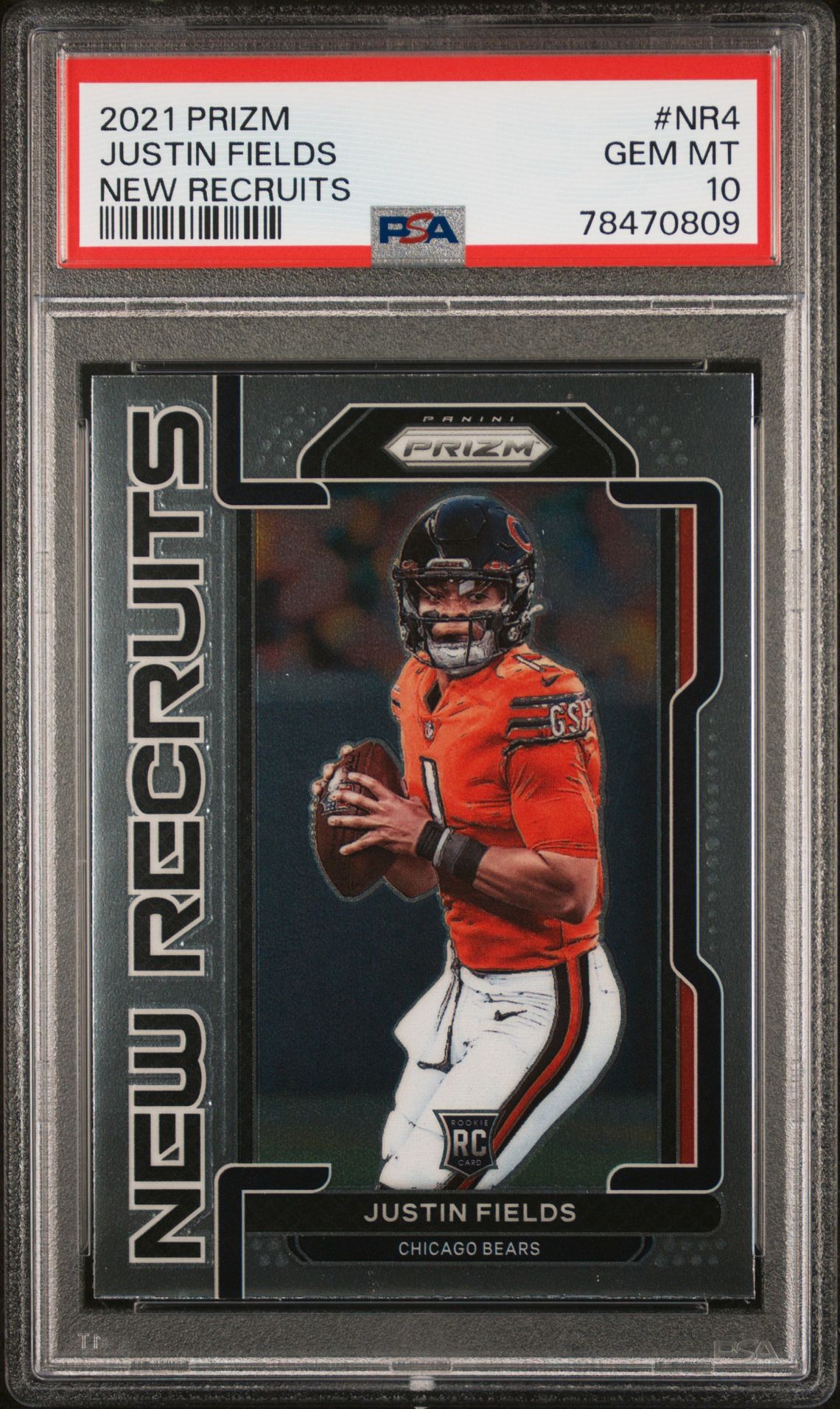 2021 Panini Panini Prizm New Recruits #NR4 Justin Fields front