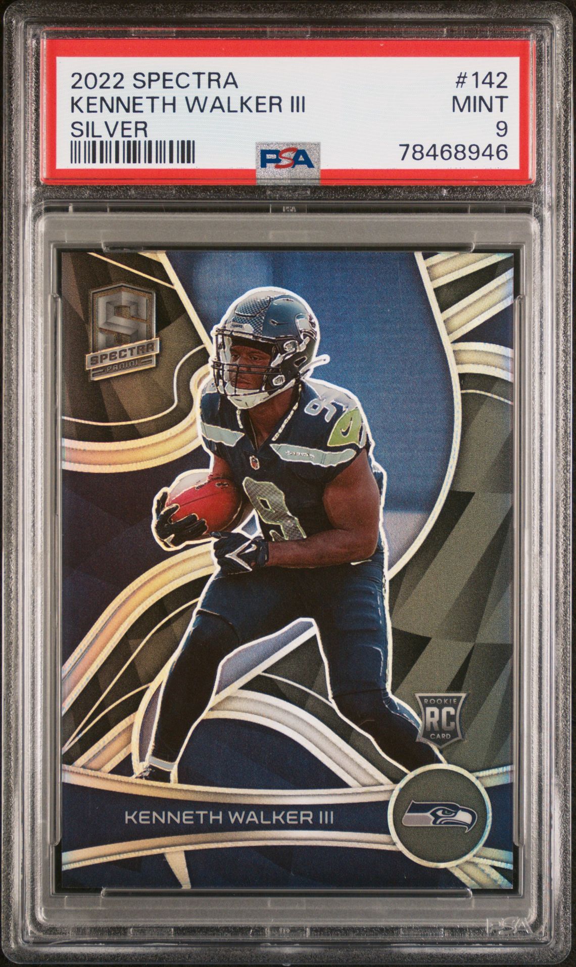 2022 Panini PANINI SPECTRA SILVER #142 Kenneth Walker Iii front