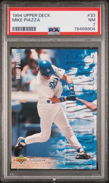 Sold at Auction: (Mint) 1992 Bowman Mike Piazza Rookie #461