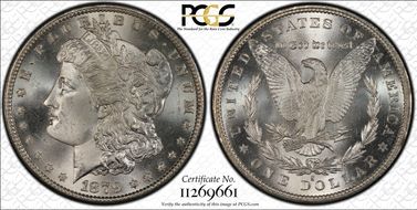 1879-S $1 MS66