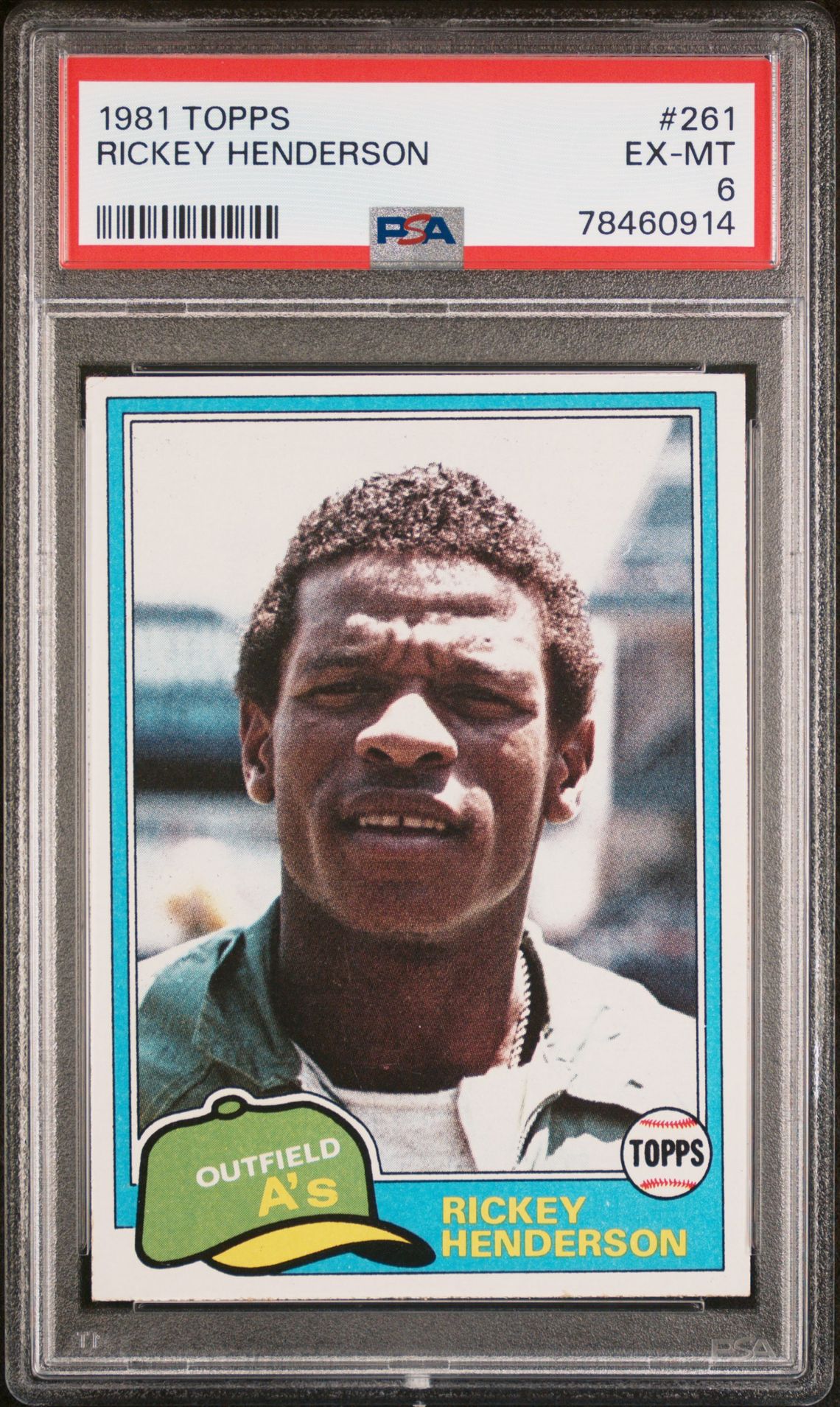 1981 Topps TOPPS #261 Rickey Henderson front