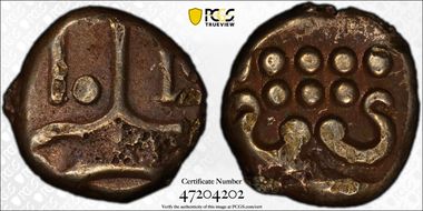 (c.1800-47) Fanam C#1 N1