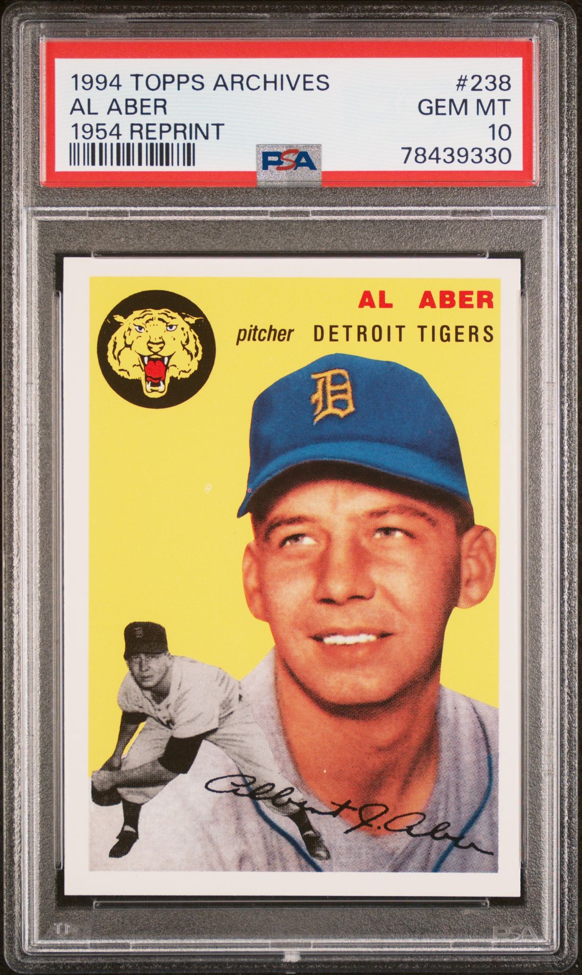 1994 Topps TOPPS ARCHIVES 1954 REPRINT #238 Al Aber front