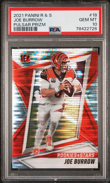 2022 Panini Prizm Gold Vinyl Prizm #56 Joe Burrow (#2/5) - PSA GEM MT 10 -  Pop 2 on Goldin Auctions