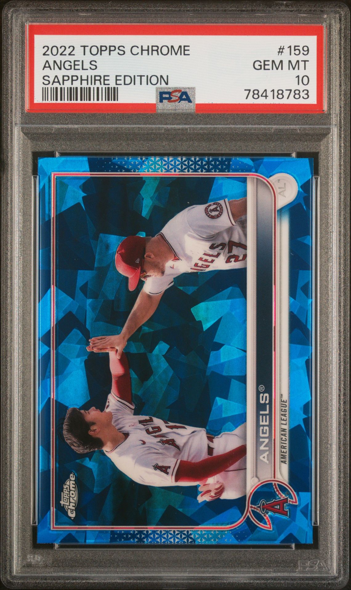 2022 Topps Chrome TOPPS CHROME SAPPHIRE EDITION #159 Angels front