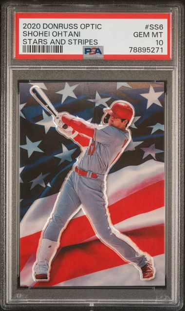 2020 Panini Donruss Optic Stars and Stripes Ss6 Shohei Ohtani