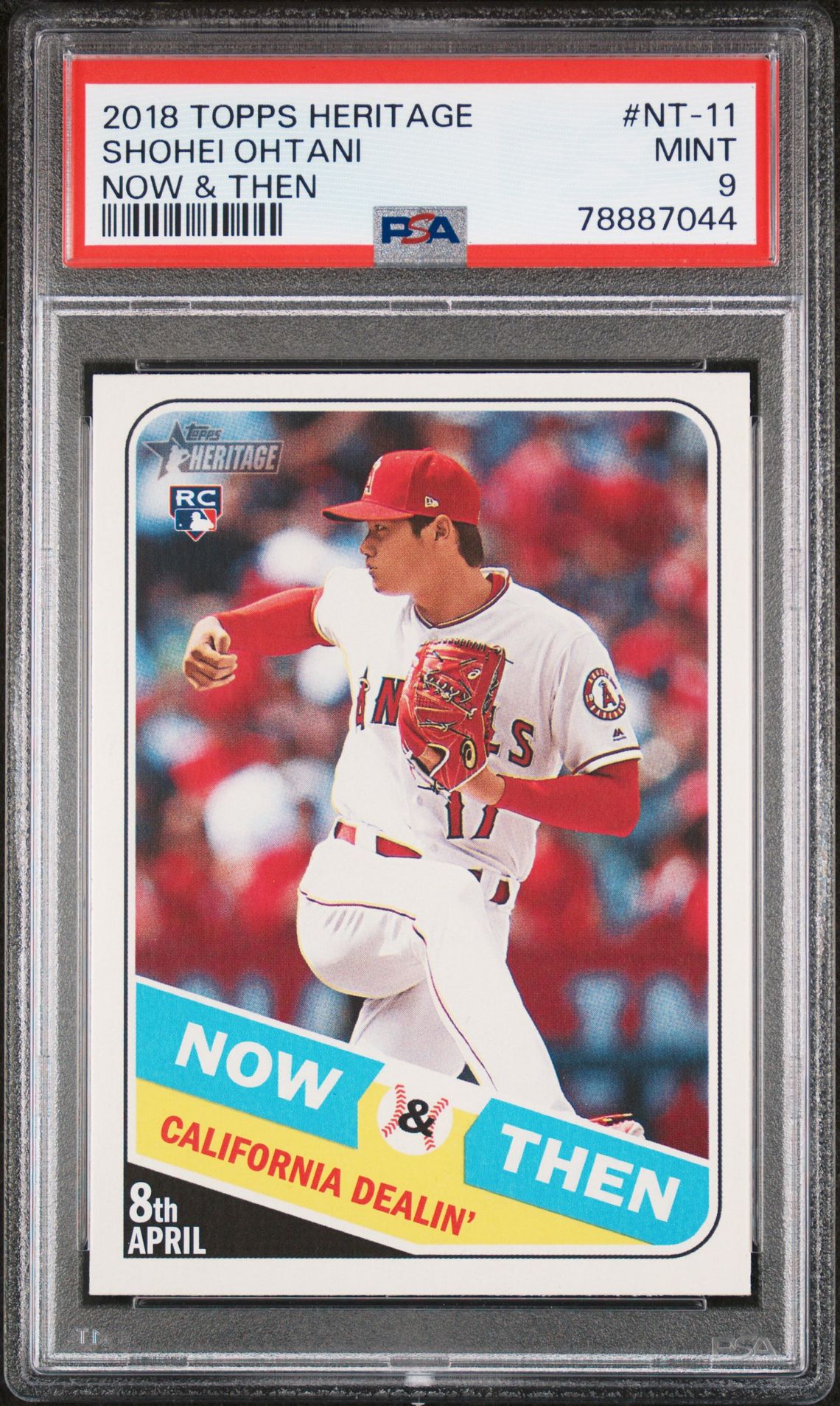 2018 Topps TOPPS HERITAGE NOW & THEN #NT-11 Shohei Ohtani front