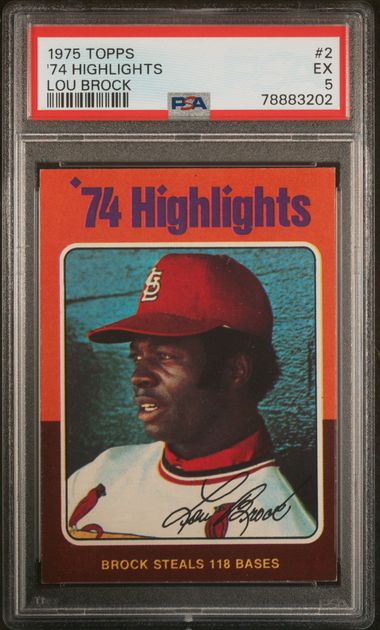 1965 Topps Lou Brock Card No. 540 Vintage Baseball St. 