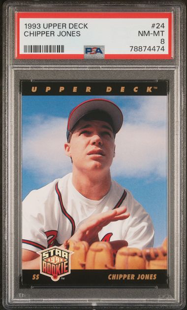 1993 Donruss Rated Rookie #721 Chipper Jones Rookie Card - PSA GEM MT 10 on  Goldin Auctions