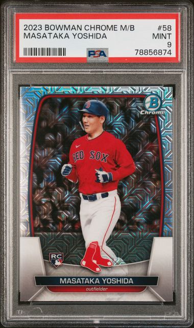 Masataka Yoshida Boston Red Sox 2023 Bowman # 58 Rookie Card