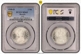 1908-D 2 Mk J-45 MS65