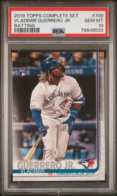 2019 Topps Complete Set Batting #700 Vladimir Guerrero Jr. Rookie