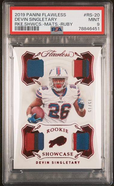 Devin Singletary 2019 Donruss Rookie Card