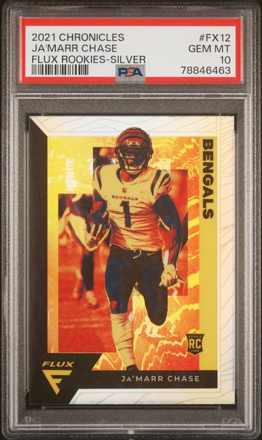 Ja'Marr Chase 2021 Panini Chronicles Flux Draft Picks Rookie