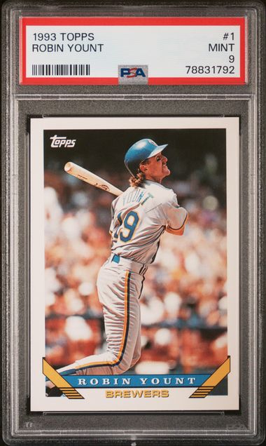 Robin Yount Trading Cards: Values, Tracking & Hot Deals