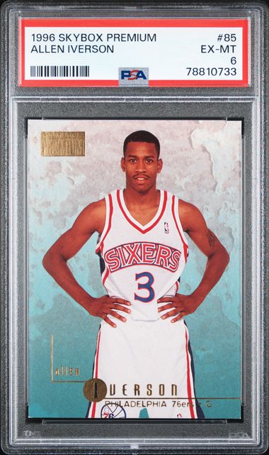 1996 SkyBox SKYBOX PREMIUM #85 Allen Iverson front