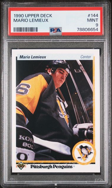 1990 Upper Deck #144 Mario Lemieux front