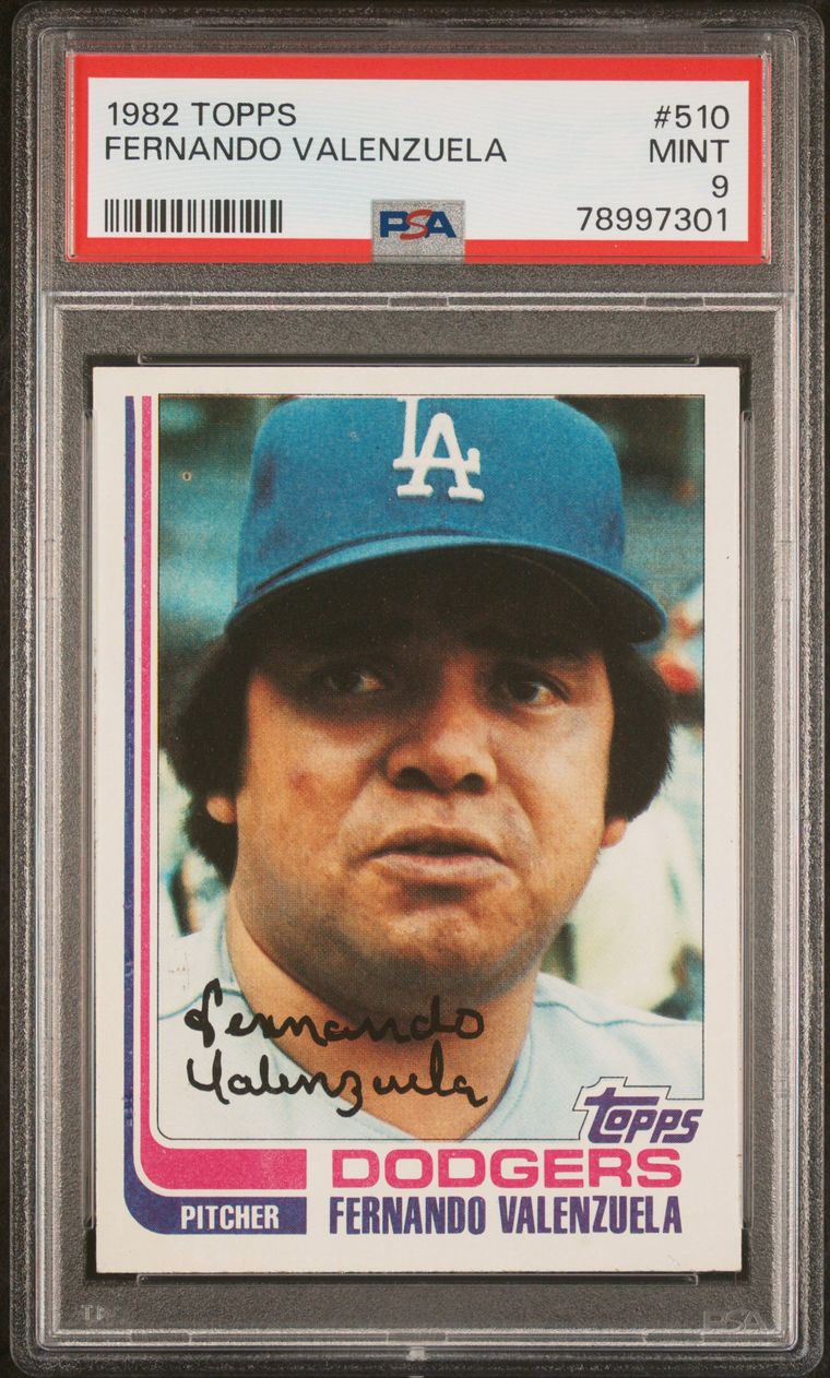 Fernando Valenzuela Rookie Card PSA 8 1981 Fleer