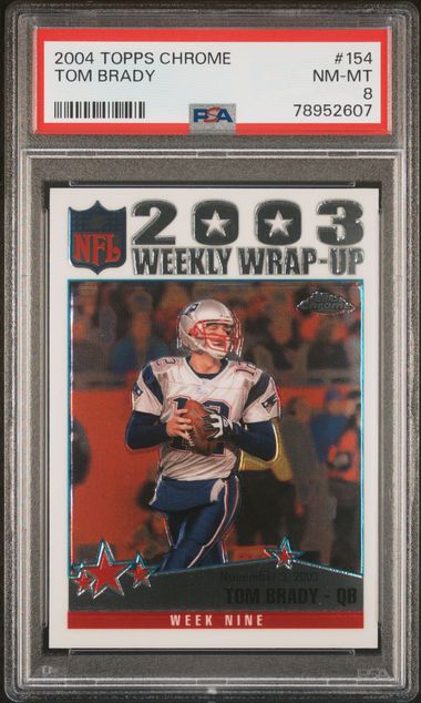 2004 Topps Topps Chrome #154 Tom Brady front