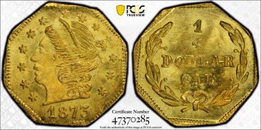 1873 G25C BG-728 MS67+