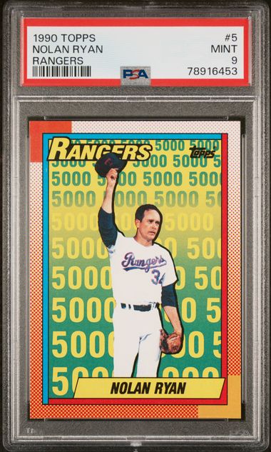 Nolan Ryan 2001 Topps Jersey Card