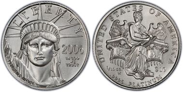 2006-W $10 Burnished St. of Liberty First Strike SP69