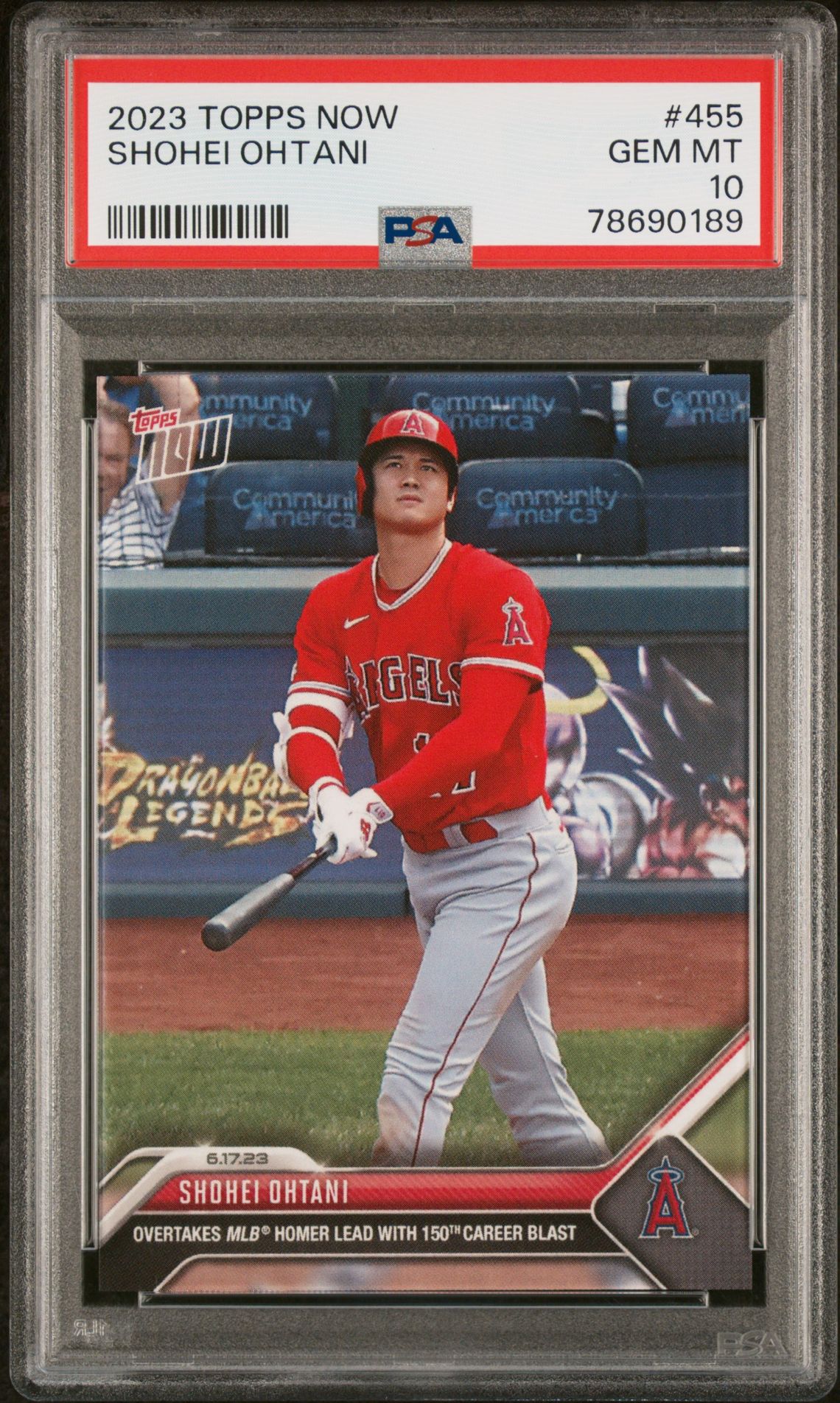 2023 Topps TOPPS NOW #455 Shohei Ohtani front