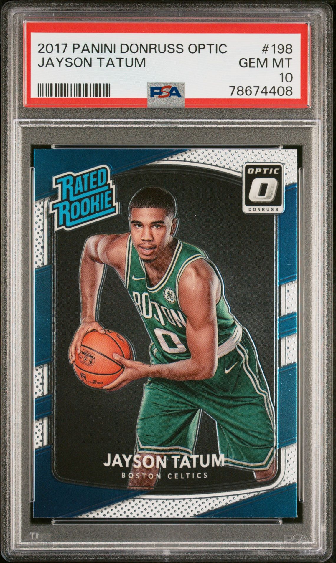 2017 Panini PANINI DONRUSS OPTIC #198 Jayson Tatum front