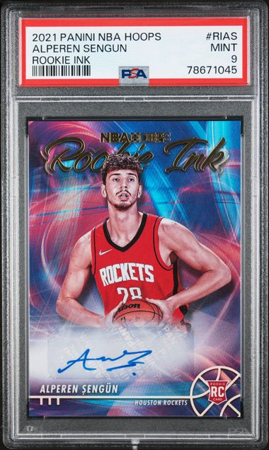 2021-22 Panini NBA Hoops Rookie Ink #RI-AS Alperen Sengun