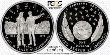 2004-P $1 Lewis & Clark PR68DCAM