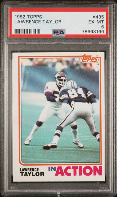 Lawrence Taylor Rookie Card store - PSA 7