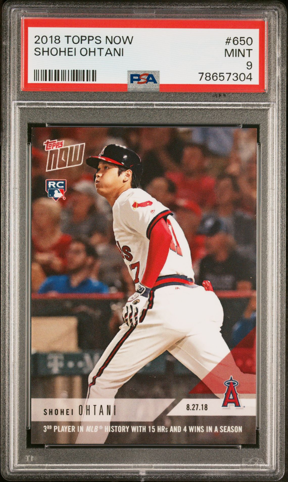 2018 Topps TOPPS NOW #650 Shohei Ohtani front
