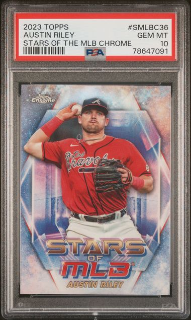 2023 Topps Stars Of The MLB Chrome Series 2 Smlbc36 Austin Riley 