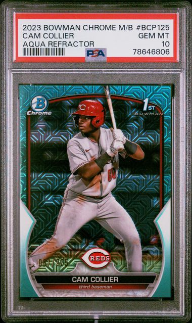 2023 Bowman Refractor #BCP-125 Cam Collier front
