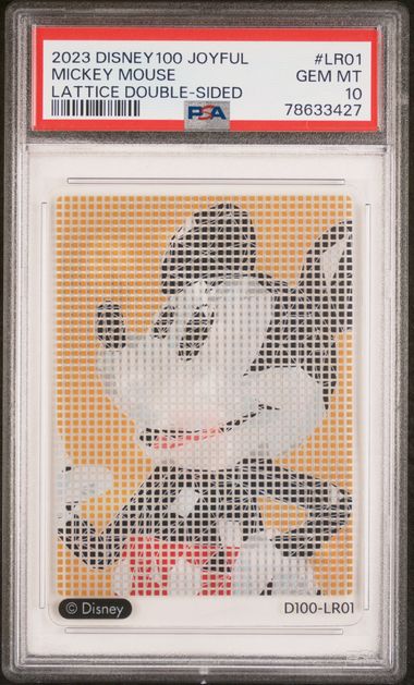 2023 Disney100 Joyful Lattice Double-Sided #LR01 Mickey Mouse