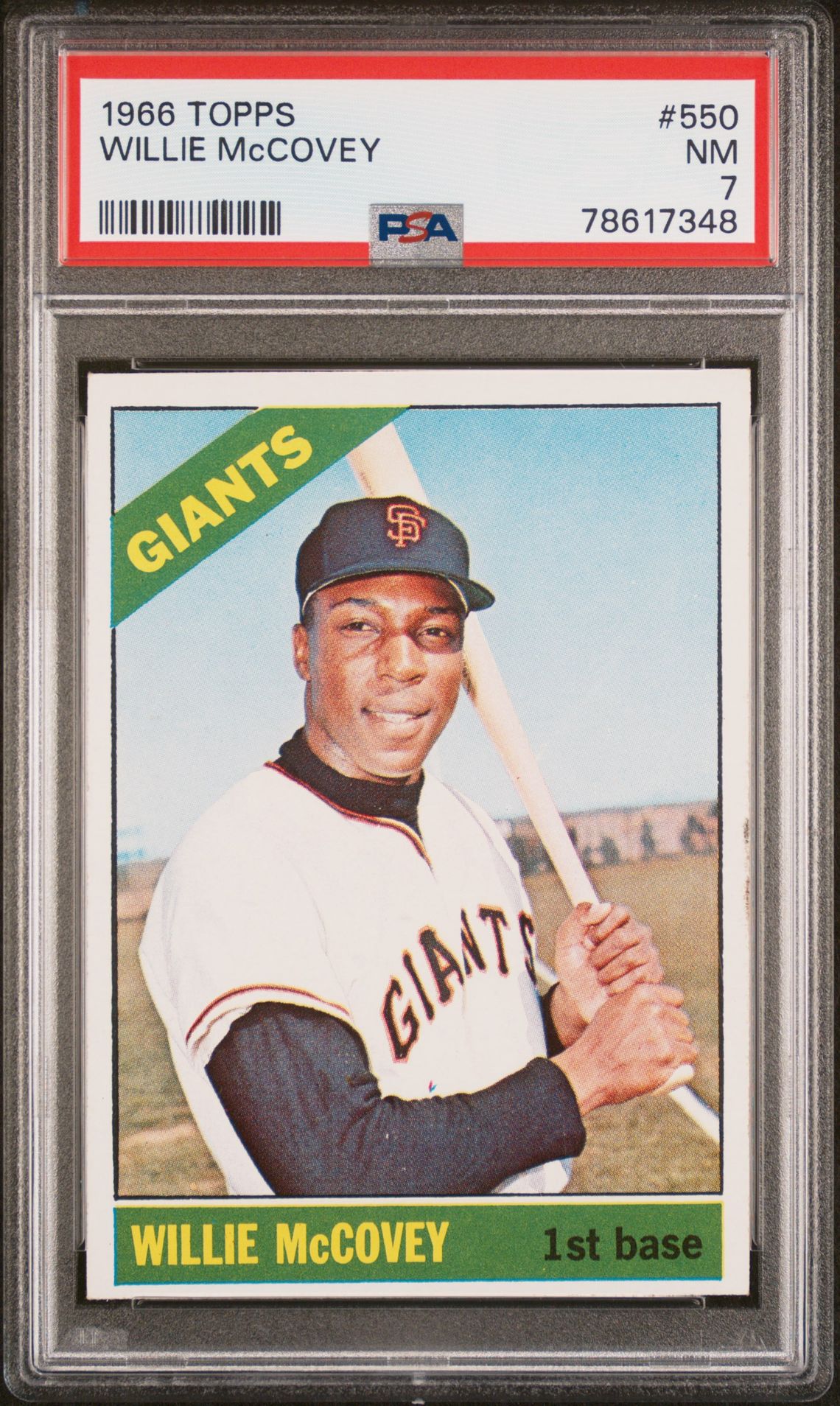 1966 Topps TOPPS #550 Willie Mccovey front