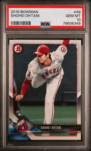 2018 Bowman BOWMAN #49 Shohei Ohtani front