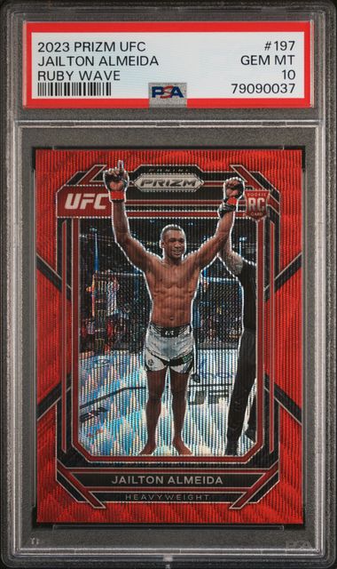 2023 Panini Prizm Wave #197 Jailton Almeida Ruby front