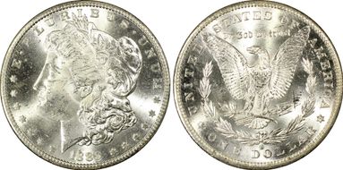 1889-S $1 MS64