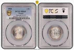 1904 1 Fr Gad-467 F-217 MS65