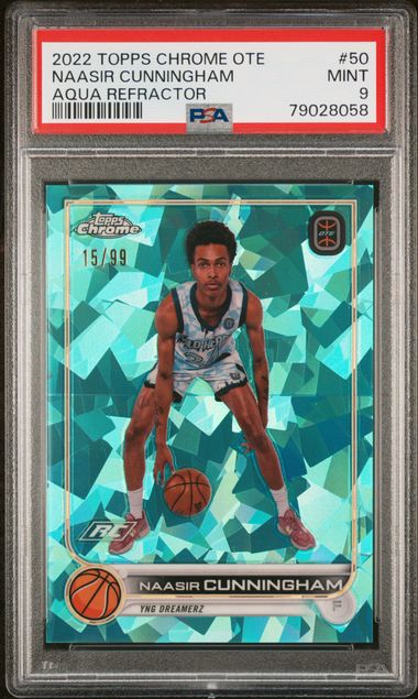 2022 Topps Topps Chrome Overtime Elite #50 Naasir Cunningham front
