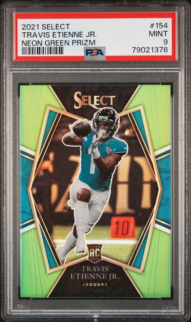 2021 Panini Prizm #344 Travis Etienne Jr. Jacksonville Jaguars Rookie