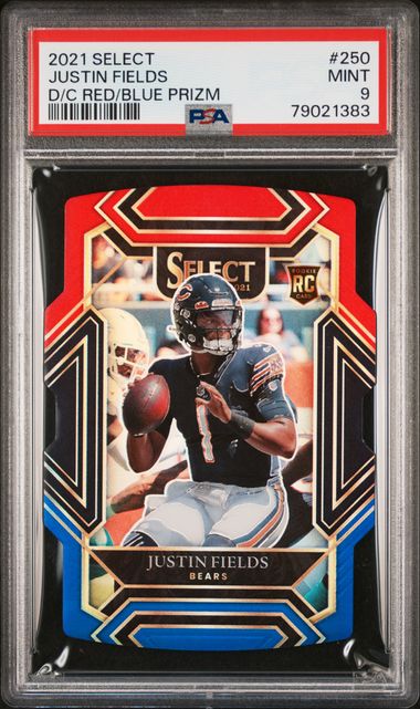 Justin Fields STICKER - Chicago Bears NFL Quarterback Bears Rookie