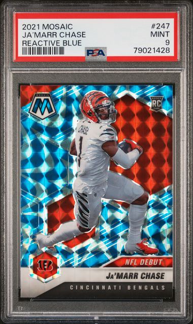 2021 Chronicles Jamarr Chase Prizm Black RC Bengals PB-9 NFL