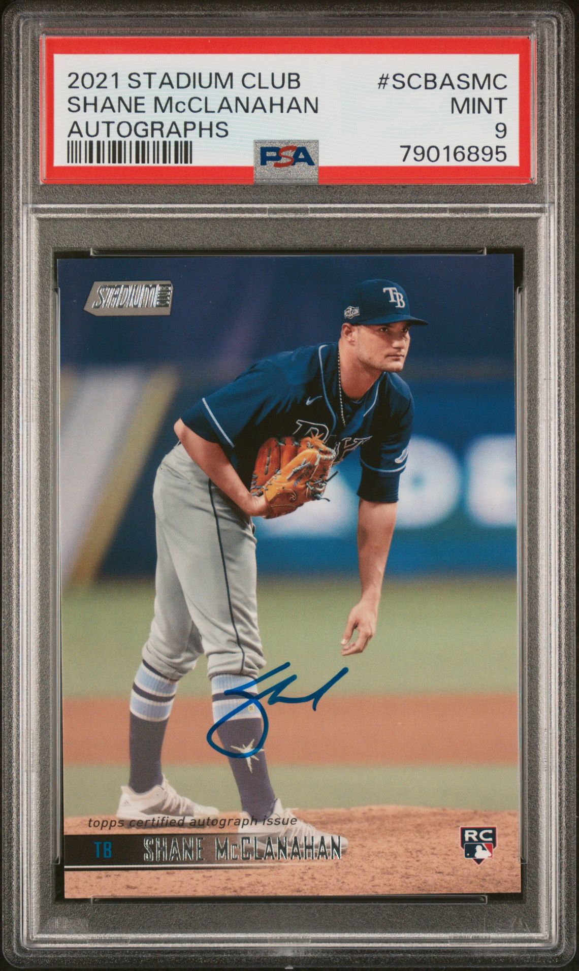 2021 Topps TOPPS STADIUM CLUB AUTOGRAPHS #SCBASMC Shane Mcclanahan front