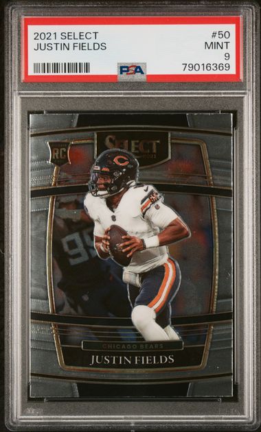 Justin Fields STICKER - Chicago Bears NFL Quarterback Bears Rookie