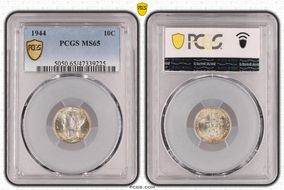 1944 10C MS65