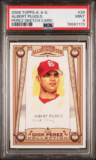 Lot - Framed autograph picture of Albert Pujols from the 2006