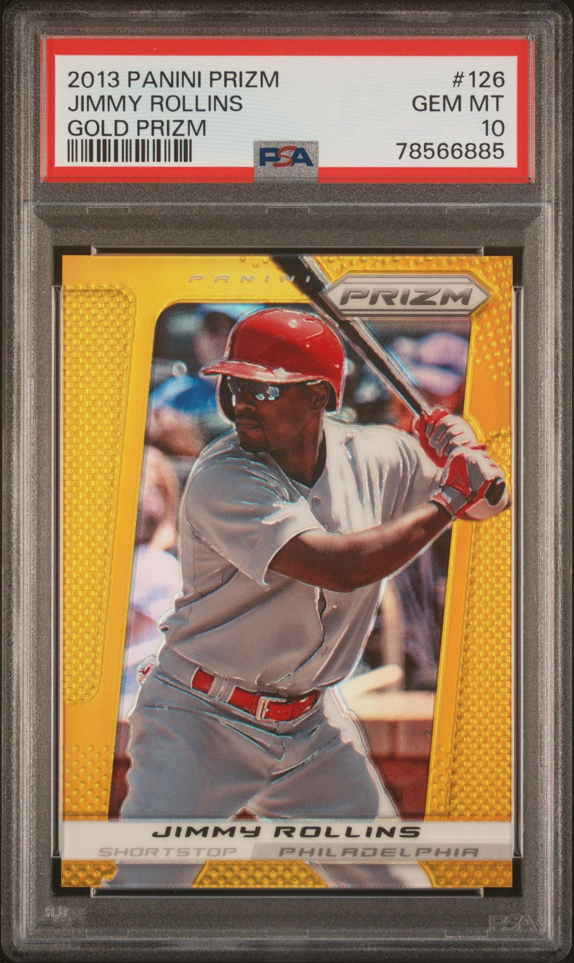 2013 Panini PANINI PRIZM GOLD PRIZM #126 Jimmy Rollins front