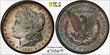 1881-S $1 MS63